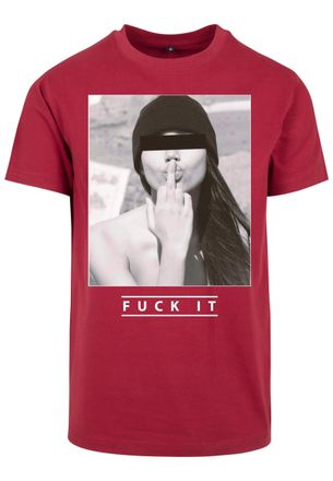 Mister Tee Herren F KIT Tee T-Shirt, Burgundy, XS