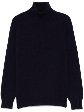 Maryya Maglione a coste - Blu