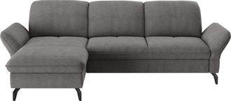 Sit&more Ecksofa »Leandro L-Form« Wahlweise mit Bett-, Kopfteil - und Armlehnfunktion, sowie Bettkasten