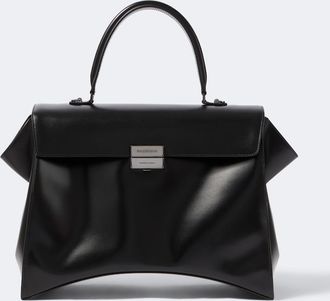 Balenciaga Bolso Hourglass Avenue Large de piel
