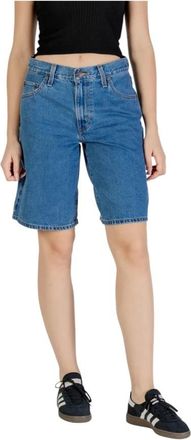Levi's Dames, Korte broeken, Blauw, Maat: W30 Katoen
