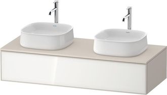Duravit Lavabo De Consola Duravit Zencha, 1300x550mm,1 Extra&iacute;ble, 2