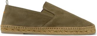 Castaner Joel Flat Espadrille - Heren - Espadrilles - Groen - 41 EU - Leer - Schoenen