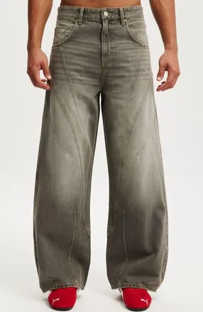 Cotton On Mens Super Baggy Balloon Jean in Seam Steel Grey at Nordstrom, Size 30 X 32