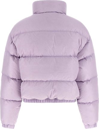 Ienki Ienki Womens Purple Nylon Full-Length Jacket Clothing