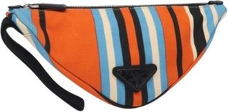 Prada Pre-owned Clutches, female, Multicolor, Size: ONE SIZE Pre-owned Vintage Clutch