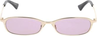 Saint Laurent Zonnebril - unisex - Accessoires - Geel - Maat: ONE Size
