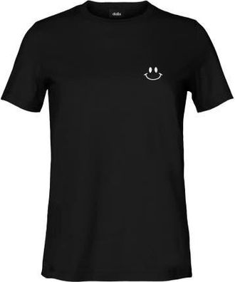 Dalix Smile Face Tee in Black at Nordstrom, Size X-Large