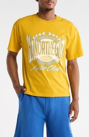 Honor The Gift Honor Club Graphic T-Shirt in Yellow at Nordstrom Rack, Size Xxx-Large