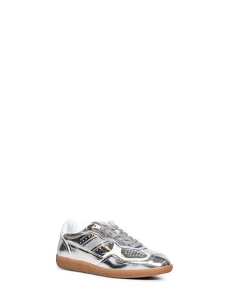 Alohas Womens Silver Recycled Leather Tb.490 Sneakers Trainers