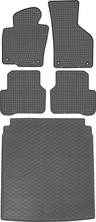 OEM Volkswagen Passat B6 Sed&aacute;n De 2005 A Octubre De 2009. Juego De Alfombrillas De Goma Para Coche Y Alfombrilla Para Maletero