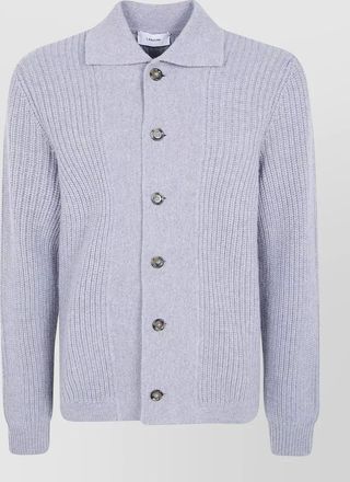 Lardini cashmere wool knit button-up cardigan