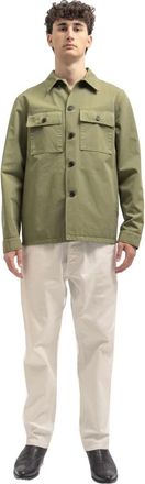 Department Five Department Five, Overhemden, Heren, Groen, L, Katoen, Wilde Shirt Jacket