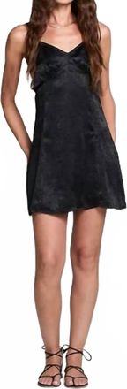 Saltwater Luxe Tank Mini Dress In Black