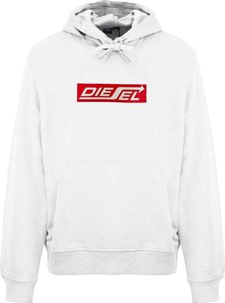 Diesel Heren Pijl Logo T-Shirt (Wit)