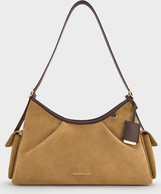 Charles & Keith Khai Side-Pocket Shoulder Bag