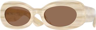 Oliver Peoples OV5606SU 1992C 104973 Womens Sunglasses Brown Size 53
