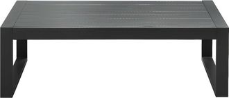 VENTE-UNIQUE.COM Mesa de centro para jard&iacute;n aluminio gris antracita