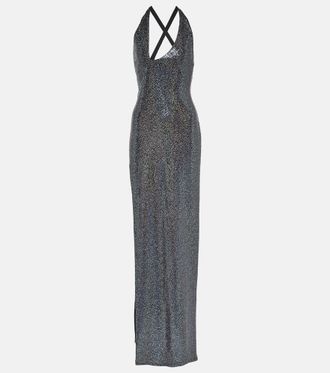 The Sei Embellished jersey gown