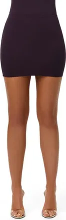 Naked Wardrobe Pencil Miniskirt in Blackberry at Nordstrom, Size X-Small