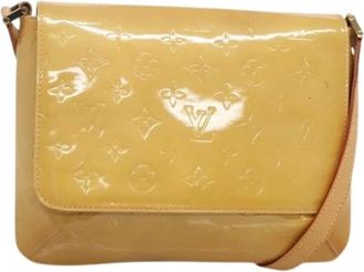 Louis Vuitton Tweedehands leren Louis Vuitton tassen - Dames - Vintage Schoudertas - Geel - ONE Size - Vintage