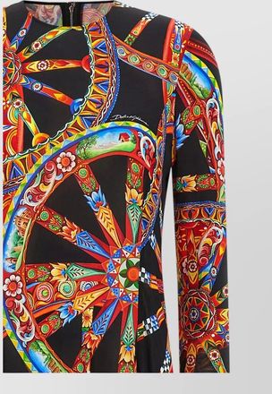 Dolce & Gabbana carretto printed maxi dress