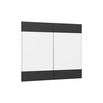 Vicco Frontale Cucina R-line, Antracite Rustico, 79.2 X 59 Cm Frontale Del Mobile Per Pensile Con Vetro, Vicco