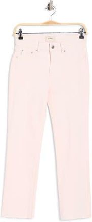 DL1961 Mara Raw Hem Ankle Straight Leg Jeans in Primrose Pink at Nordstrom Rack, Size 26