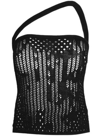 Roberta Einer Lasso knit top - Black