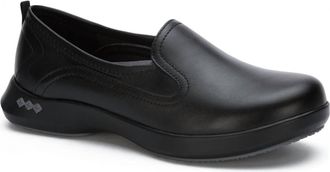 Andrea Womens Professional Leather Ultra C Moccasins In Black