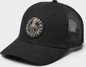 Salty Crew Mens Octopus emblem trucker cap