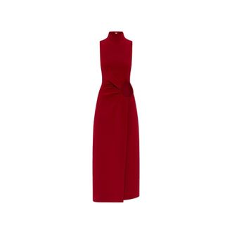 Cult Gaia Amana Jurk - Dames - Feestkleedjes - Rood - L - Nylon - Kleedjes