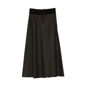 D.exterior Rokken, Dames, Bruin, M, Midi Rok