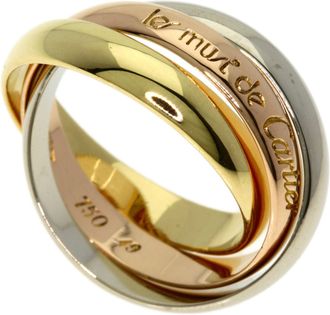 Cartier Trinity Yellow Gold (18K) Pink Gold (18K) White Gold (18K) Band Ring (Pre-Owned)