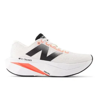 New Balance Womens FuelCell SuperComp Trainer v3 in White/Red/Black Synthetic, size 3.5 Narrow