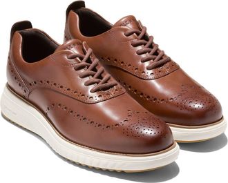 Cole Haan Eon Wingtip Oxford Sneaker in Woodbury/Ivory at Nordstrom Rack, Size 9.5