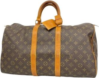 Louis Vuitton Vintage, unisex, Bruin, ONE Size, Pre-owned Weekendtas
