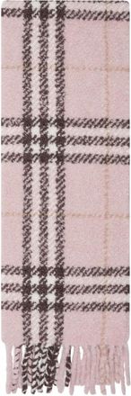 Burberry Mu G Chk Boucle Sjaal - Dames - Wintersjaals - Roze - ONE Size - Accessoires