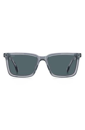 BOSS 55mm Sunglasses in Blue/Grey at Nordstrom