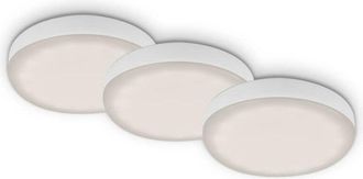 Briloner Luminaria led empotrable ø 7,5 cm 3x3W 350lm blanco