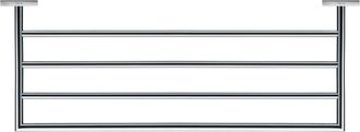 Duravit Toallero Duravit Karree 60cm, Cromo, 0099621000