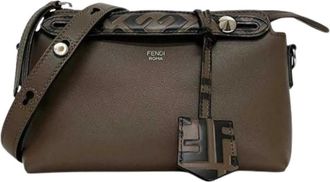 Fendi Pre-owned Vintage Schoudertas - Dames - Vintage Schoudertas - Bruin - ONE Size - Leer - Vintage