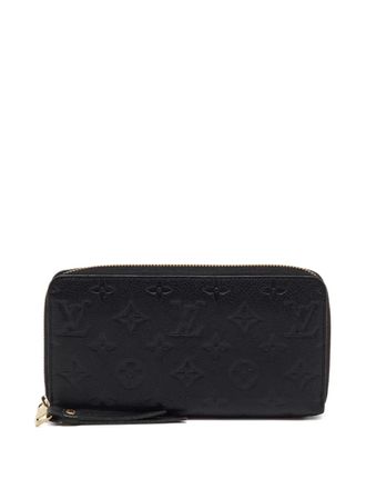 Louis Vuitton Zippy monogram empreinte leather wallet - Black
