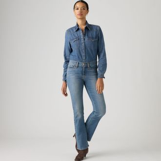 Levi's 315 Shaping Bootcut Jeans - Womens - 25X30 - Medium Wash / Camp Denim