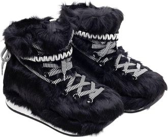 Hogan Lace-Up Leather Sandal Black