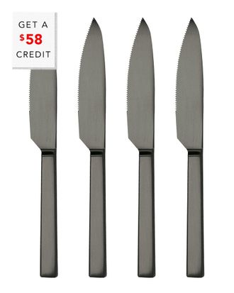 Mepra 4Pc Stile Steak Knives Set With $58 Credit