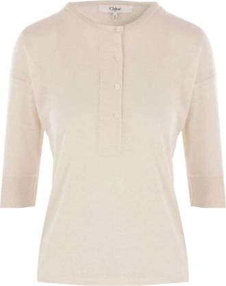 Chloé Top henley - Toni neutri