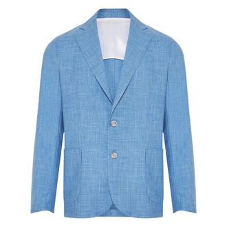 Barba Luxury Wool Silk Linen Jacket Italy