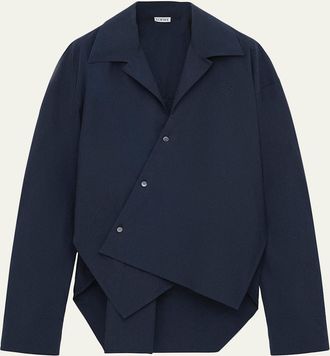 Loewe Asymmetric Button-Front Shirt