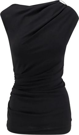 Brunello Cucinelli Monili-detail top - Black